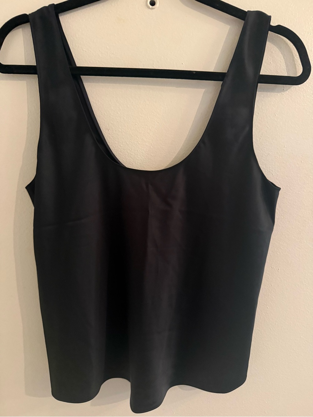 Abercrombie & Fitch Black Silky Tank Top NWT S